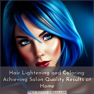 hair lightening and hair coloring