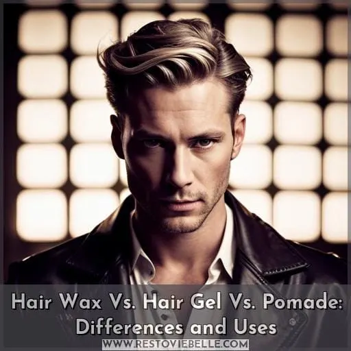 Hair Wax Vs. Hair Gel Vs. Pomade: Differences and Uses