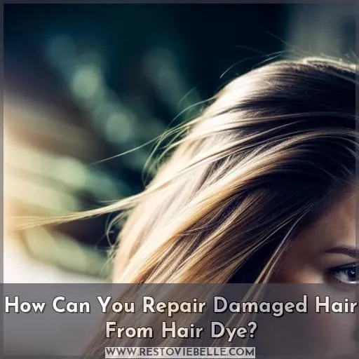 How Can You Repair Damaged Hair From Hair Dye