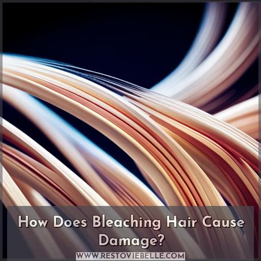 How Does Bleaching Hair Cause Damage How Does Bleaching Hair Cause Damage
