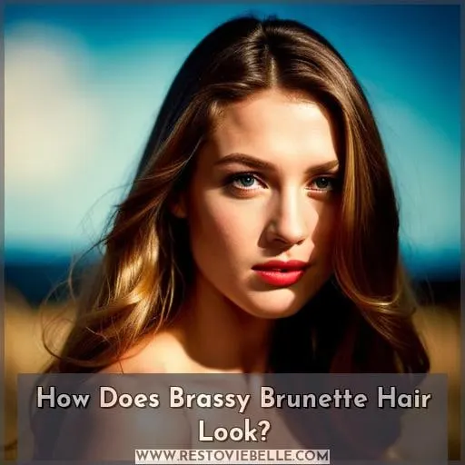 How Does Brassy Brunette Hair Look