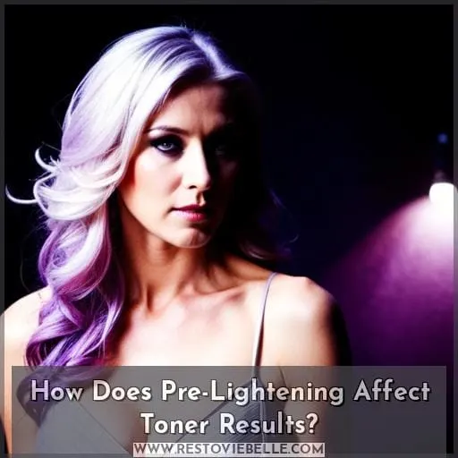 How Does Pre-Lightening Affect Toner Results