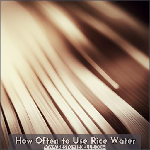 How Often to Use Rice Water