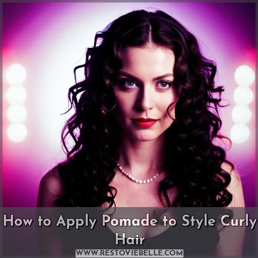 How to Apply Pomade to Style Curly Hair
