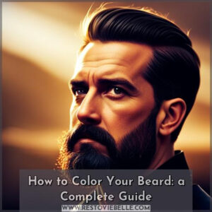 how to color your beard