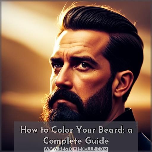 how to color your beard how to color your beard