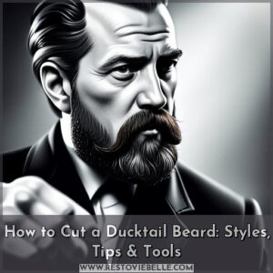 how to cut a ducktail beard