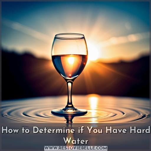 How to Determine if You Have Hard Water