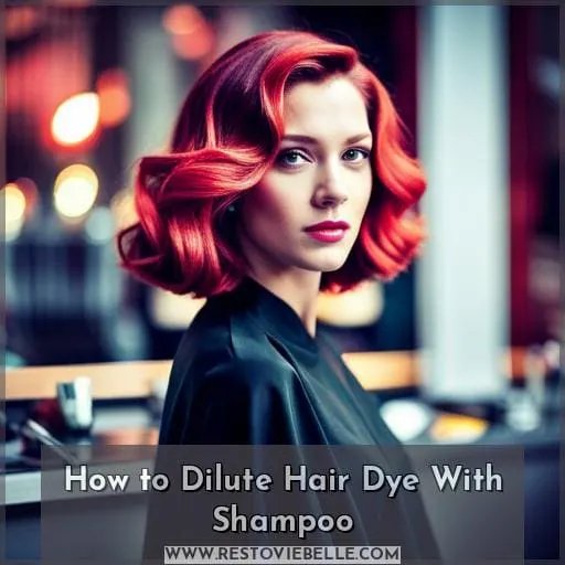 How to Dilute Hair Dye With Shampoo