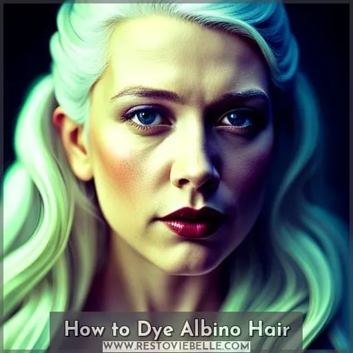 How to Dye Albino Hair