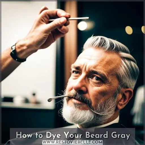 How to Dye Your Beard Gray
