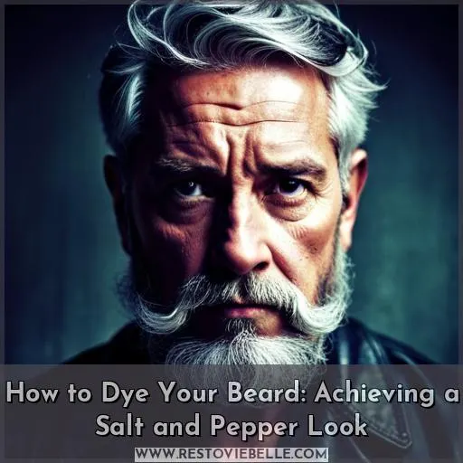 how to dye your beard salt and pepper