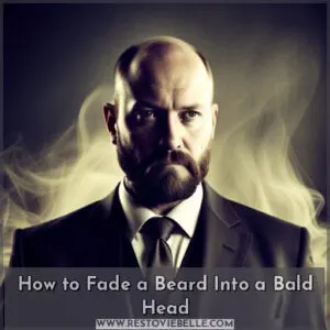how to fade a beard into a bald head