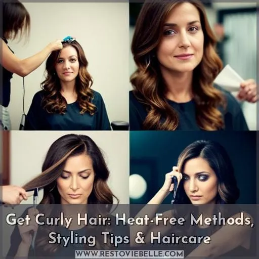 how to get curly hair with straight hair