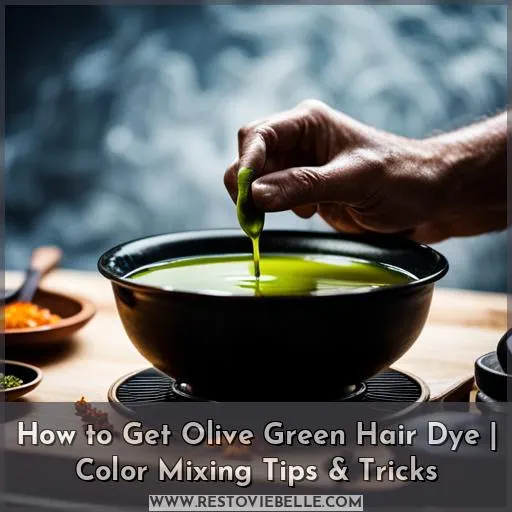 how to get olive green dye