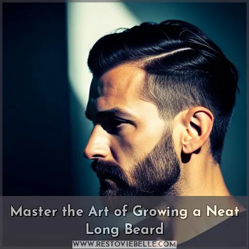 how to grow a long beard neatly