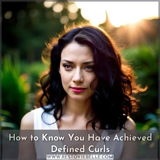 How to Know You Have Achieved Defined Curls