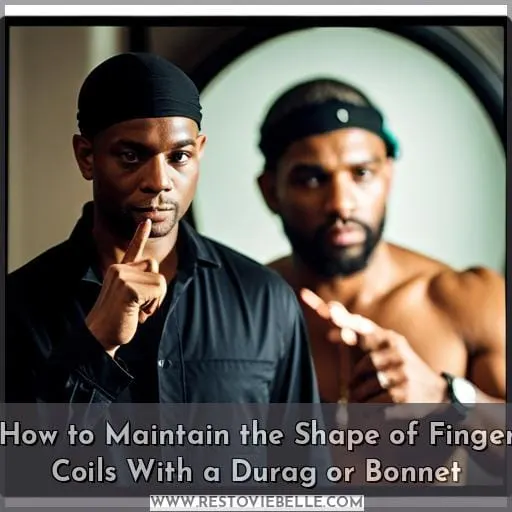 How to Maintain the Shape of Finger Coils With a Durag or Bonnet