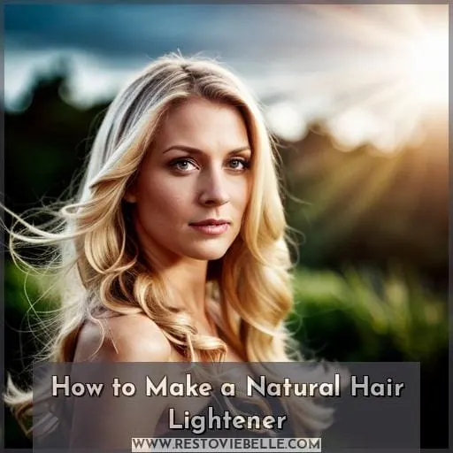 How to Make a Natural Hair Lightener