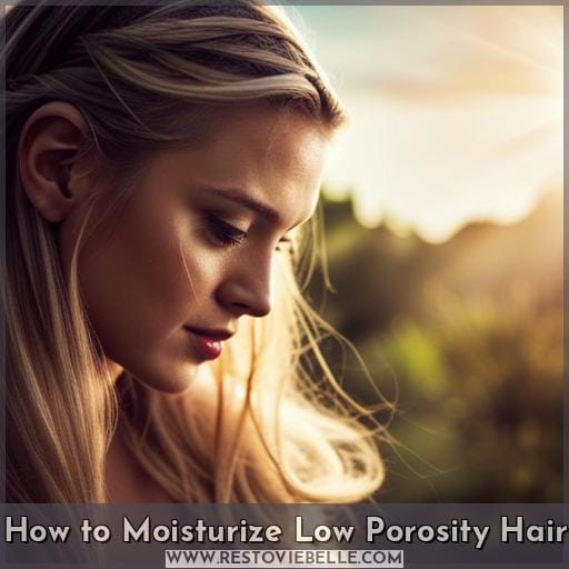 How to Moisturize Low Porosity Hair