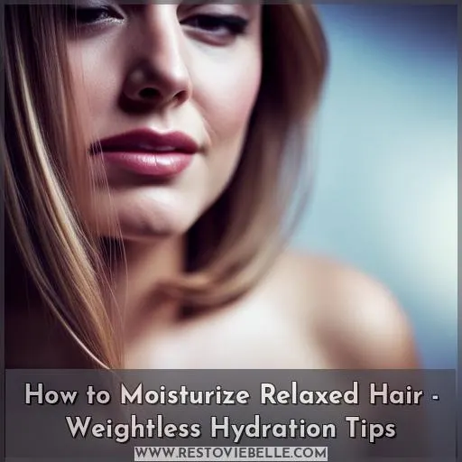 how to moisturize relaxed hair without weighing it down