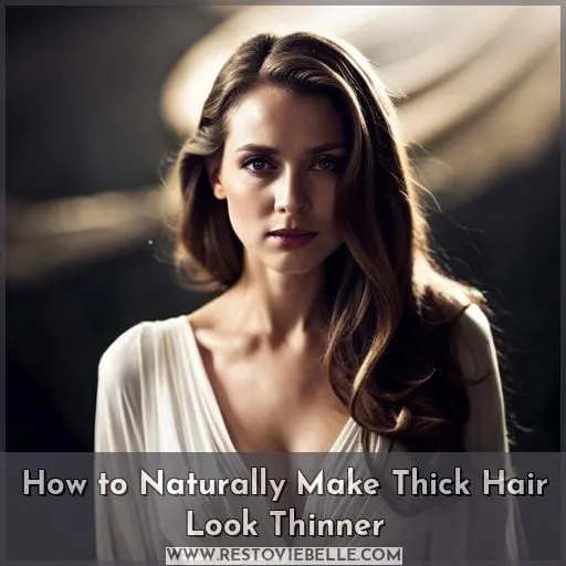 How to Naturally Make Thick Hair Look Thinner