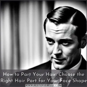 how to part your hair