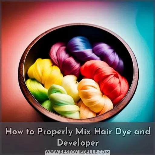 How to Properly Mix Hair Dye and Developer