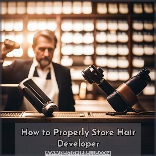 How to Properly Store Hair Developer