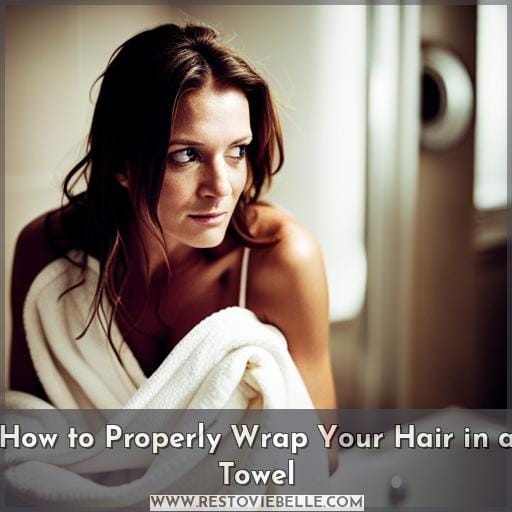 How to Properly Wrap Your Hair in a Towel