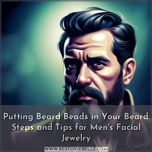 how to put in beard beads