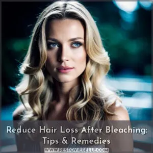 how to reduce hair loss after bleaching