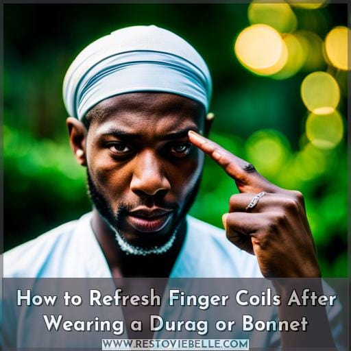 How to Refresh Finger Coils After Wearing a Durag or Bonnet