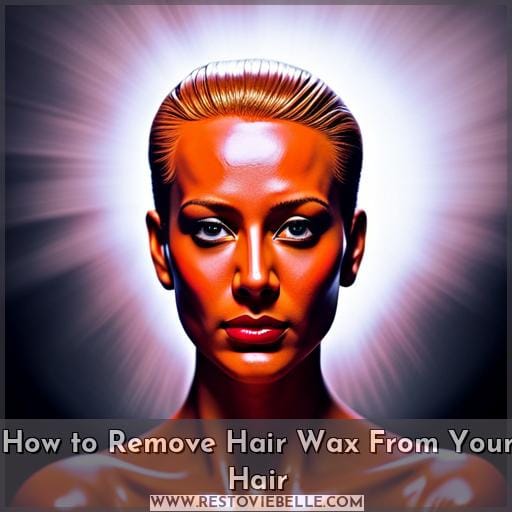 How to Remove Hair Wax From Your Hair