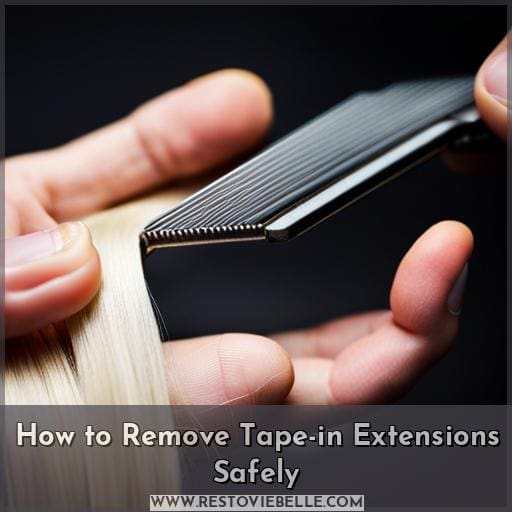 How to Remove Tape-in Extensions Safely