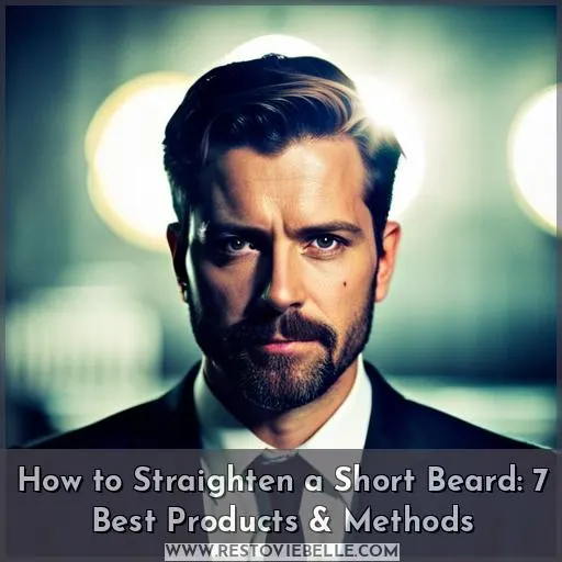 how to straighten a short beard
