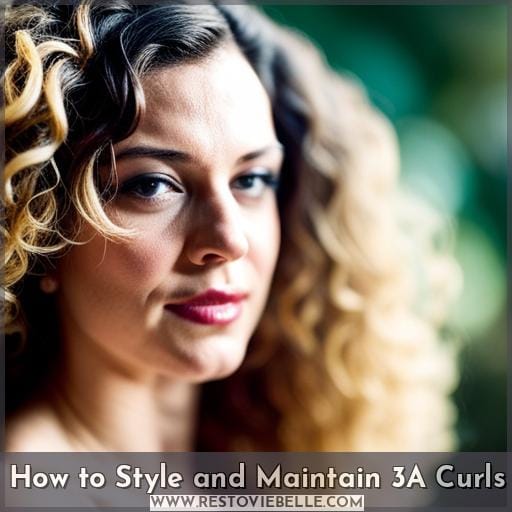 How to Style and Maintain 3A Curls