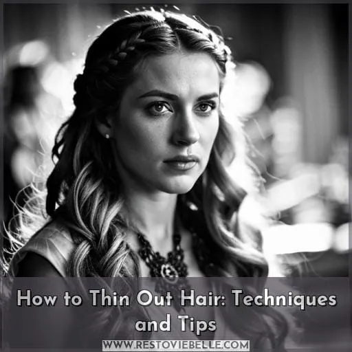 how to thin out hair