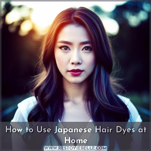 How to Use Japanese Hair Dyes at Home