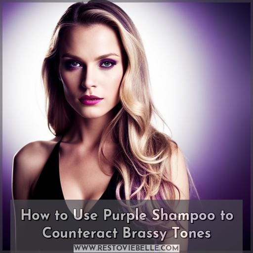 How to Use Purple Shampoo to Counteract Brassy Tones