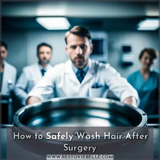 how to wash hair after surgery