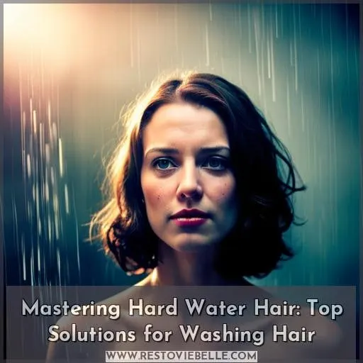 how to wash hair in hard water