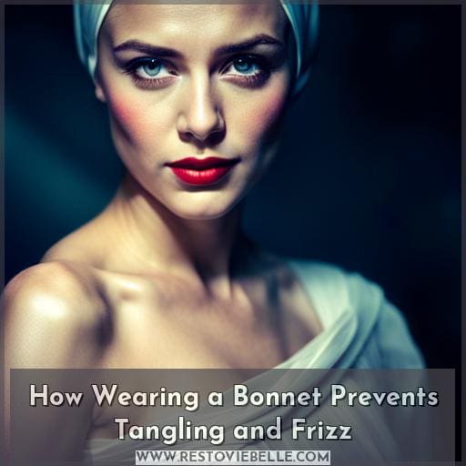 How Wearing a Bonnet Prevents Tangling and Frizz
