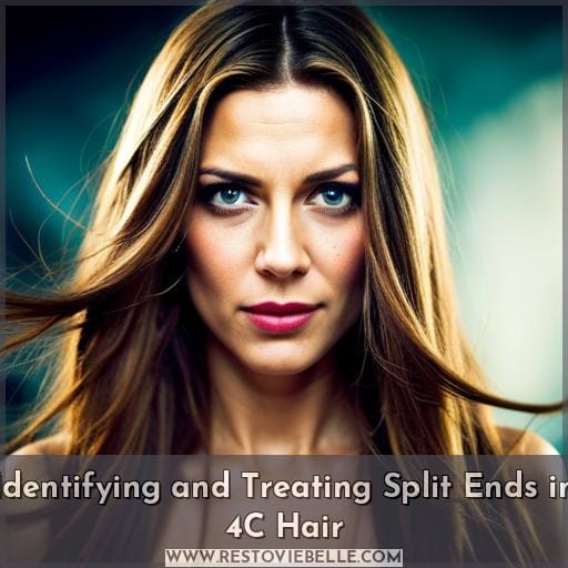 Identifying and Treating Split Ends in 4C Hair