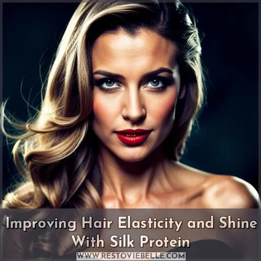 Improving Hair Elasticity and Shine With Silk Protein