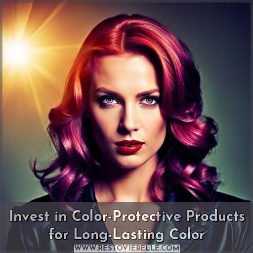 Invest in Color-Protective Products for Long-Lasting Color