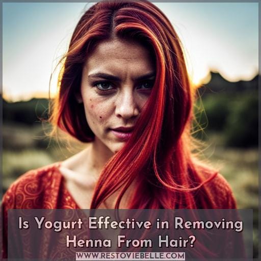 Is Yogurt Effective in Removing Henna From Hair