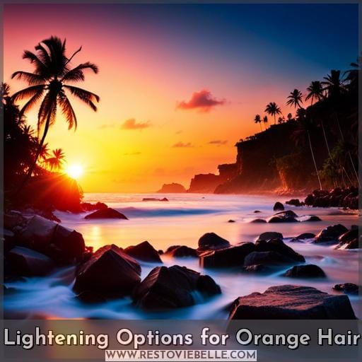 Lightening Options for Orange Hair