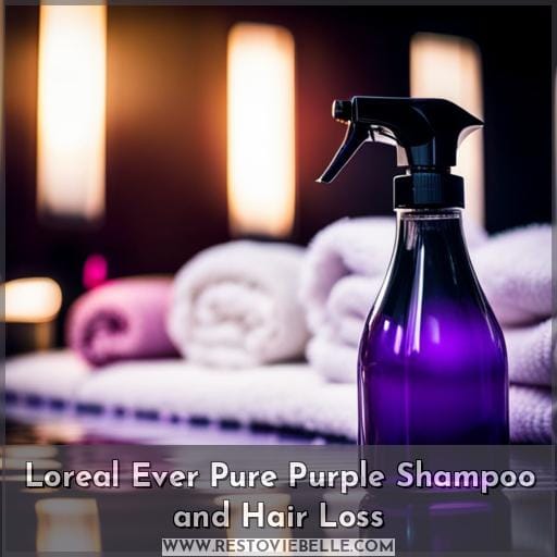 Loreal Ever Pure Purple Shampoo and Hair Loss