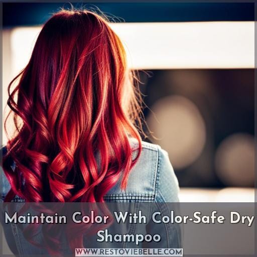 Maintain Color With Color-Safe Dry Shampoo